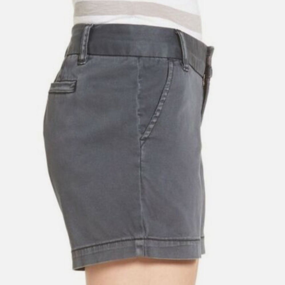 CALSON COTTON TWILL MID RISE  NORDSTROM GRAY SHORTS NEW - Picture 4 of 10